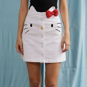 Lazy oaf hello kitty skirt size small asos